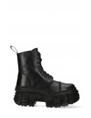 CRUST CASCO Black Leather Chunky Platform Boots (310073) - оригинальная одежда, 2