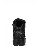 TOWER CASCO Black Leather Chunky Platform Sneakers (314030) - цена, 4