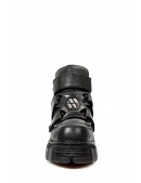 Black Leather Boots N4016 ITALY (314016) - цена, 4