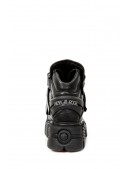 Чорні шкіряні черевики N4016 ITALY (314016) - 3, 8