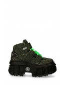 TANK VERDE Chunky Platform Leather Sneakers (314032) - цена, 4