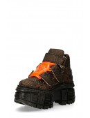 NARANJA TANK High Platform Leather Sneakers (314031) - цена, 4