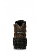 NARANJA TANK High Platform Leather Sneakers (314031) - 5, 12