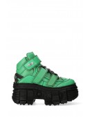 TIMBER VERDE Chunky Leather Platform Sneakers (314045) - оригинальная одежда, 2