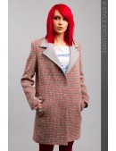 Демісезонне твідове пальто Oversize (114035) - оригинальная одежда, 2