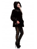 Fur coat with hood and cat ears X75 (115075) - 5, 12