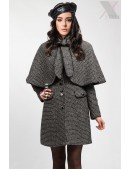 Tweed Shawl to Coat 114058 (114059) - foto