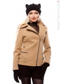 Winter Short Coat with Zippers X5028 (115028) - foto