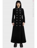 Довге жіноче вовняне пальто X068 (115068) - foto