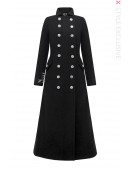 Довге жіноче вовняне пальто X068 (115068) - цена, 4