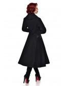 Retro Long Wool Blend Coat (114045) - 3, 8