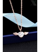 Rose Gold-Plating Necklace with Cubic Zirconia (707045) - foto