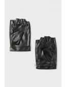 Women's Faux Leather Fingerless Gloves X1181 (601181) - оригинальная одежда, 2