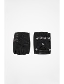 Men's Faux Leather Fingerless Gloves XT184 (601184) - оригинальная одежда, 2