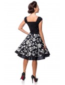Бавовняна сукня з квітковим візерунком на спідниці B5539 (105539) - материал, 6