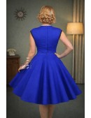 Винтажное платье в стиле 50-х с подъюбником (105050) - оригинальная одежда, 2