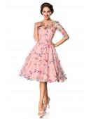 Belsira Vintage Dress with Embroidered Flowers (105402) - цена, 4