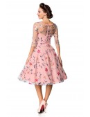 Belsira Vintage Dress with Embroidered Flowers (105402) - материал, 6