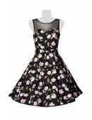 Платье в стиле Ретро с цветочным узором B5516 (105516) - цена, 4