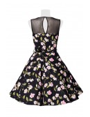 Retro Dress with Circle Skirt B5516 (105516) - материал, 6