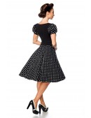 Elegant Retro Dress with Puff Short Sleeves (105562) - материал, 6