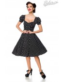 Vintage Polka Dot Short Sleeve Dress (105563) - foto