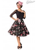 Premium Vintage Swing Dress with Embroidery (105392) - foto