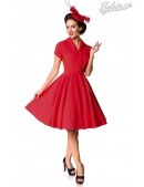 Червона сукня Retro B5401 (105401) - foto