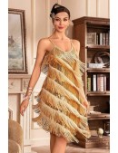 Gatsby Dress with Sequins and Fringe (105586) - материал, 6