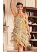 Gatsby Dress with Sequins and Fringe (105586) - оригинальная одежда, 2