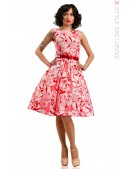Летнее платье с цветочным узором X5349 (105349) - оригинальная одежда, 2