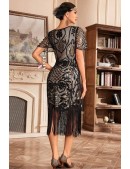 Cap Sleeve Gatsby Dress (105589) - цена, 4