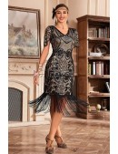 Платье в стиле Gatsby с рукавами-крылышками (105589) - оригинальная одежда, 2
