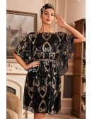 Блискуча сукня з паєтками в стилі 20-х X590 (105590) - foto