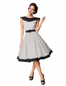 Vintage Swing Polka Dot Dress with Collar (105390) - 3, 8