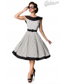 Винтажное платье в горошек B5390 (105390) - 4, 10