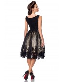 Винтажное вечернее платье с ажурной юбкой B484 (105484) - материал, 6