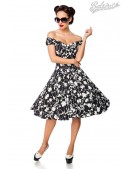 Floral Swing Dress with Puff Sleeves (105550) - foto