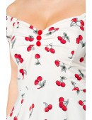 Rockabilly Cheries Short Sleeve Dress (105552) - материал, 6