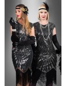 Elegant Black Flapper Dress with Sequins X5532 (105532) - foto