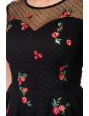 Vintage Dress with Embroidered Flowers (105557) - оригинальная одежда, 2