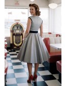 Винтажное платье в стиле Ретро с подъюбником (105163) - цена, 4