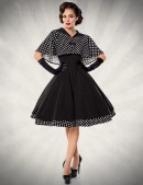 50's Swing Dress with Cape (105214) - 5, 12