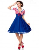 Belsira Navy Style Swing Dress (105247) - 3, 8