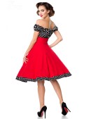 Красное платье с присборенным лифом Belsira (105248) - оригинальная одежда, 2