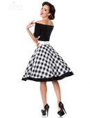 Vintage Off Shoulder Swing Dress (105255) - цена, 4