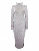 Gray Melange Knit Dress XC306 (105306) - foto