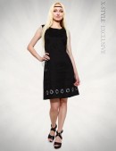 Льняное платье с вышивкой XT-130 (105130) - foto