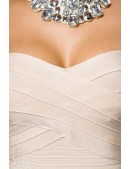 Bandage Dress A5316 - Nude (105316) - цена, 4