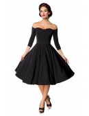 Heart-shaped Neckline Premium Vintage Dress (105389) - материал, 6